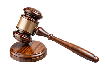 Gavel isolated on transparent background PNG icon isolated with transparent background