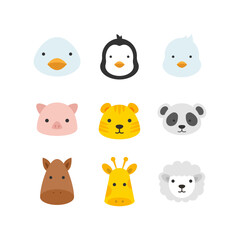 animal head icon vector illustration