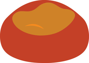 Modern Comfortable Bean Bag Chair Isolated on White Background, Minimalist Soft Furniture Ideal for Home Decor, Lounge, Gaming Room or Relaxation Area, Perfect for Stock Photo Use