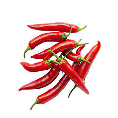Close-up of vibrant red chili peppers