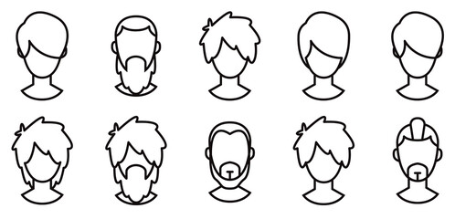 Man woman infinite heart icon. Simple line, outline vector of having feelings icons for ui and ux, website or mobile application vector