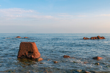beach and rocks