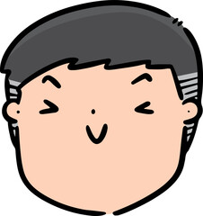 Illustration of man face
