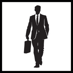 Businessman vector art, professional