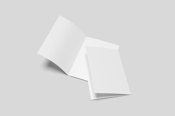 A4 Bifold brochure Mockup