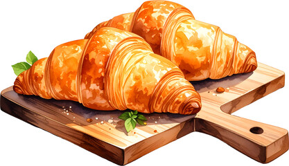 크루아상 일러스트