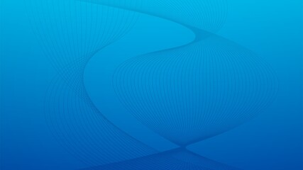 Cyan Gradient Flow Abstract Background