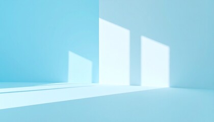 傾いた陽射しが斜めに差し込む午後、地面に映し出された長い影が、時の流れとともに変化する光の美しさをシンプルに伝える印象的な情景