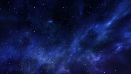 Cosmic Starry Night Sky Background