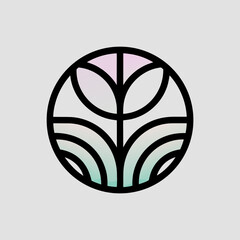 black and white logo