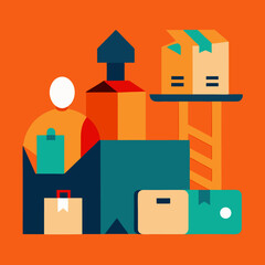 Digital Fulfillment Process – Business Dispatch & Package Preparation


