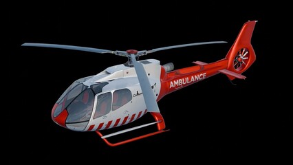 helicopter in action