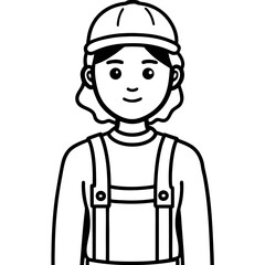Minimalist Overalls Art