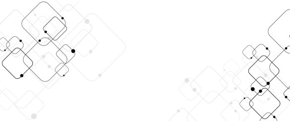 Vectors Abstract connecting lines and dots. Social networking, network connection and global communication technology background.