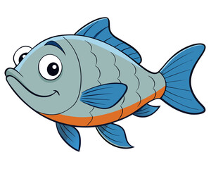 fish, sea, animal, water, cartoon, vector, aquarium, ocean, illustration, fishing, nature, underwater, art, tropical, marine, life, goldfish, drawing, carp, wildlife, design, animals, fin, bass, aquat
