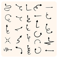Ultimate Hand-Drawn Doodle Extravaganza Arrows, Bubbles