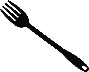  fork silhouette vector