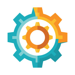 Abstract gear icon