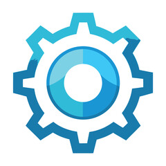 Abstract gear icon