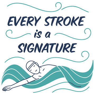 Every stroke is a signature Typography T-Shirt Design