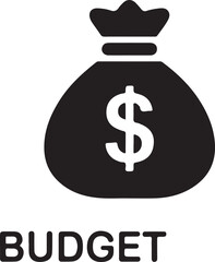 budgeting icon sign
