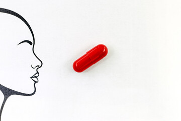 Mind Pill, Red Medicine. Drugs.
