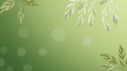 Muted Green Solid Background