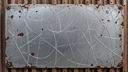 Scratched Metal Texture Background