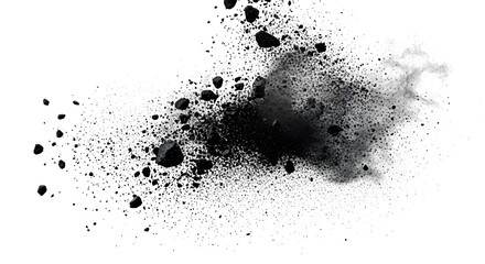 A burst of colorful fireworks in the night sky .ai generative, transparent background, white background. isolated on white background, png, jpeg, jpg.