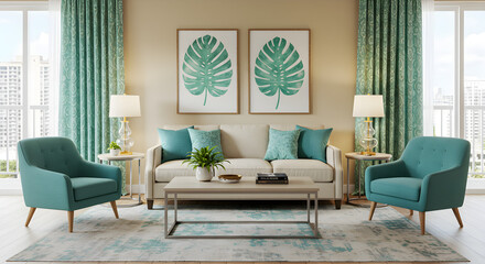 luxurious and peaceful room interior design 