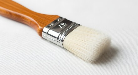 Clean paintbrush on white background