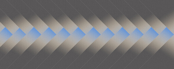 Black blue abstract modern background for design. Dark. Geometric shape. 3d effect. Diagonal lines, stripes. Gradient. Light, glow. Metallic sheen. Minimal. Web banner. Wide. Panoramic.