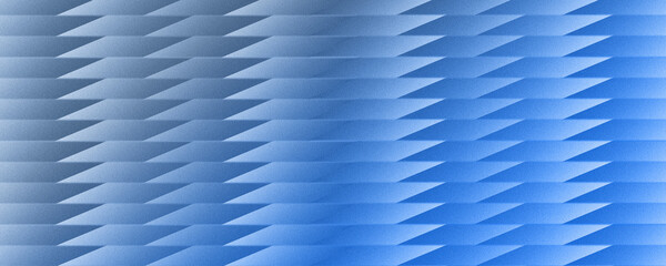 Black blue abstract modern background for design. Dark. Geometric shape. 3d effect. Diagonal lines, stripes. Gradient. Light, glow. Metallic sheen. Minimal. Web banner. Wide. Panoramic.