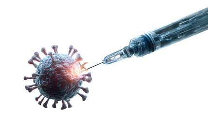 Gene therapy virus injecting DNA into cell