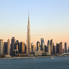 Tall towers in Dubai