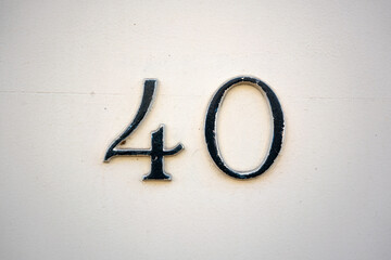 house number 40