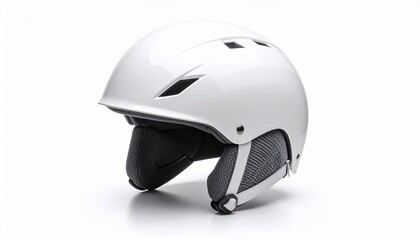 Fototapeta premium motorcycle helmet isolated on white