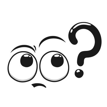 question mark cartoon