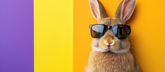 Portrait of a white rabbit llama and donkey close up