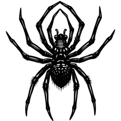 spider on a white background