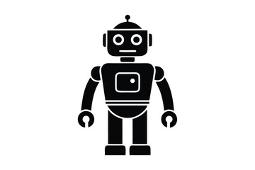 smart robot vector icon