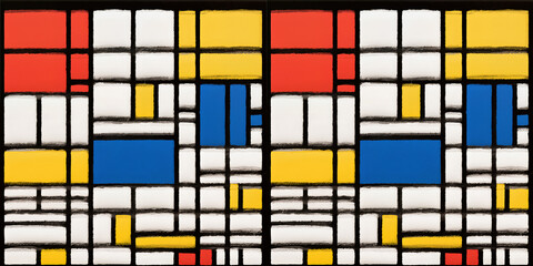 Vibrant geometric patterns in a striking abstract design