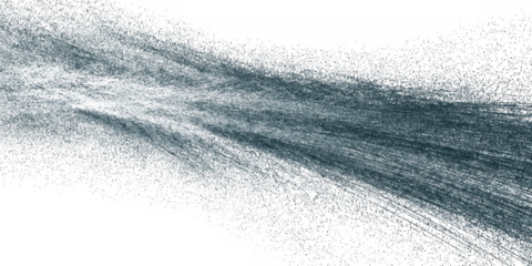 Abstract dark blue lines converge and diverge on a white background