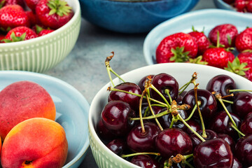 Fresh summer berry fruit.