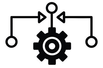automation process vector icon