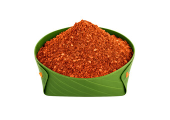 driedchili,groundchili,chilipowder,thaichilipowder,spicypowder,hotseasoning,redpepperpowder,chiliflake,thaifoodingredient,traditionalspice,chiliinbananaleaf,spicebasket,
