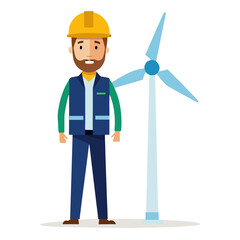 construction worker with clipboard