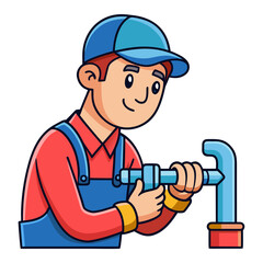 plumber with plunger