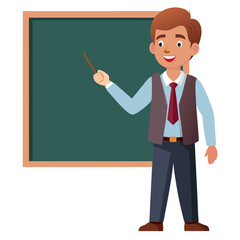 teacher in classroom