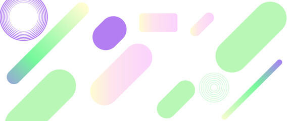 Colorful gradient summer poster with green, orange, blue, white fluid lines for minimal modern branding, identity, and promotion